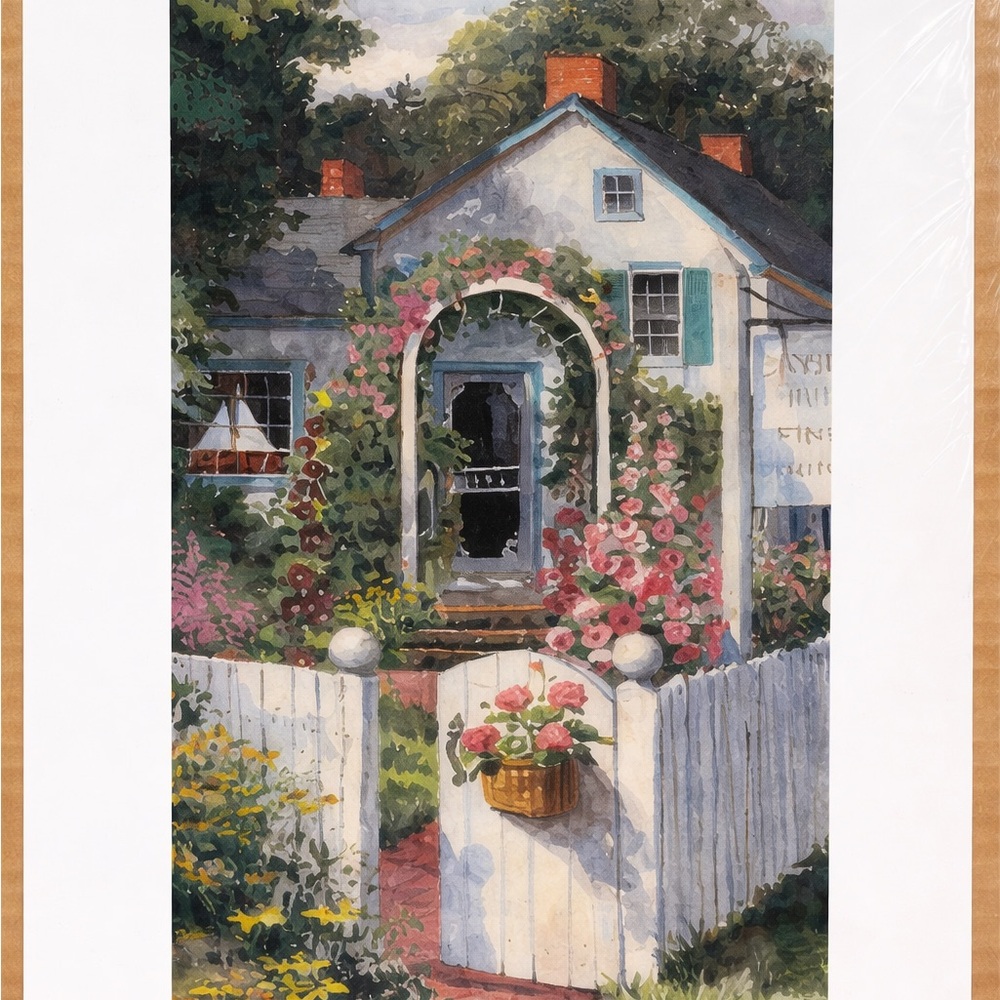 Mildred Sands Kratz Bayside Inn Signed Limited Edition Print 524/600 NEW 9x16